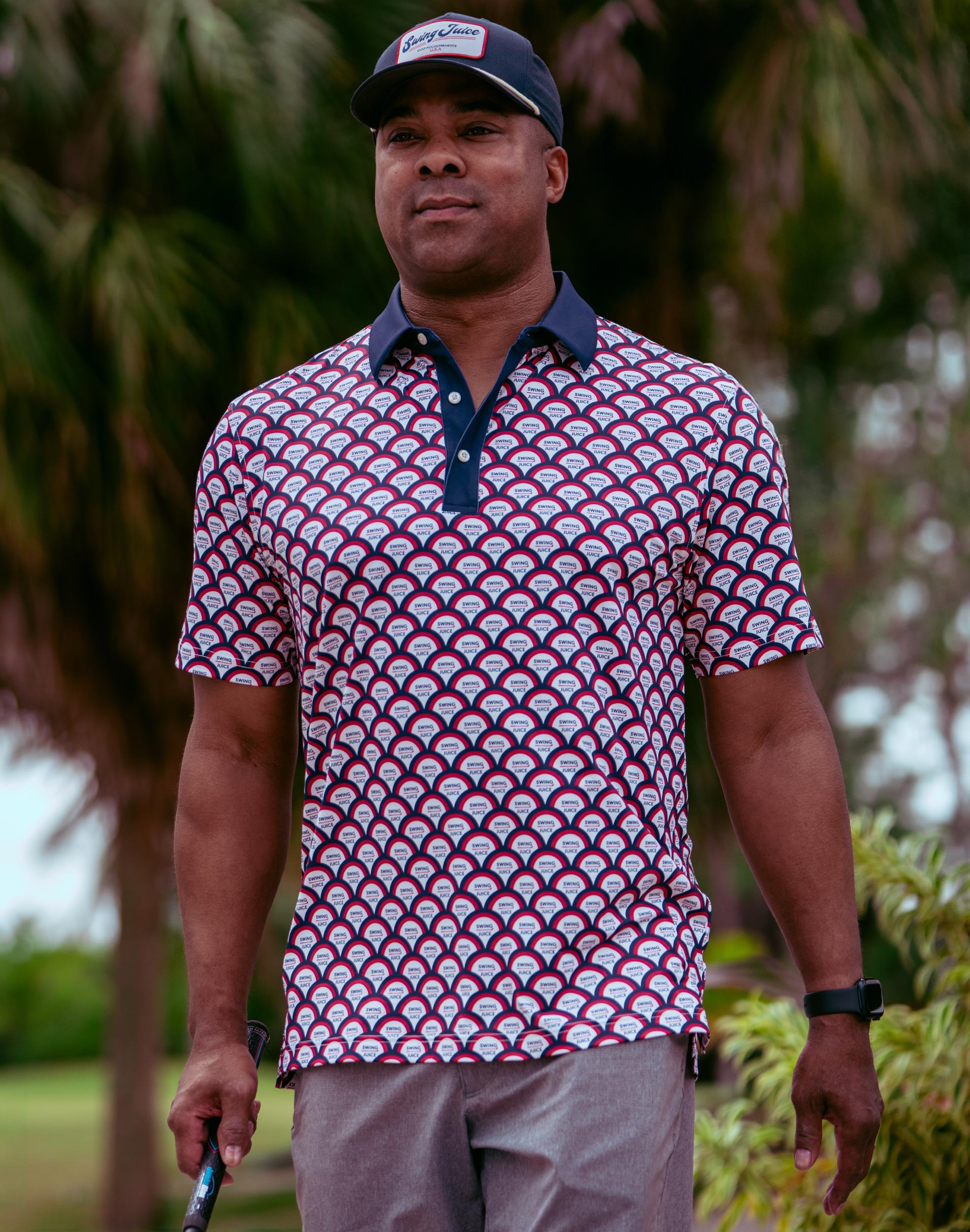 SwingJuice Golf American Mod Men's Polo Male Product Image