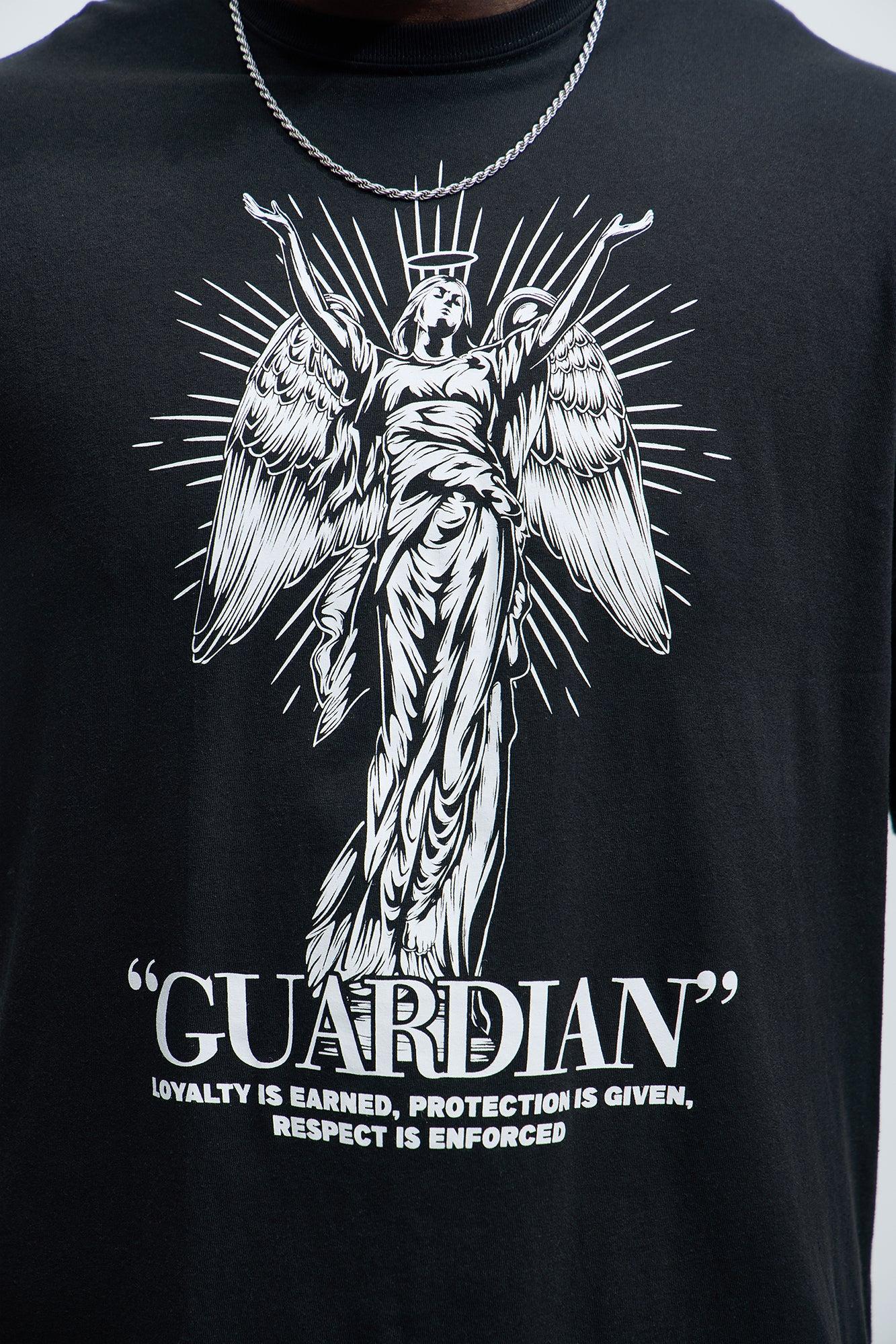 Guardian Angel Short Sleeve Tee - Black Product Image