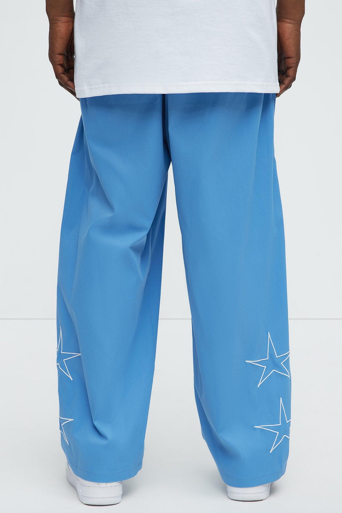 Star Boi Baggy Pants - Blue Product Image