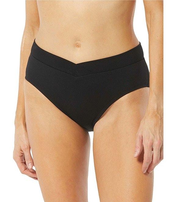 Beach House Letty Solid Crossover Texture Bikini Swim Bottom Product Image