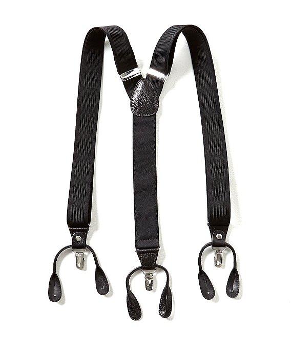 Roundtree & Yorke Big & Tall Solid Suspenders Product Image