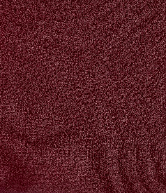 Illusion Mesh Waist Cut-Out Shirred Side Slit Dress Product Image