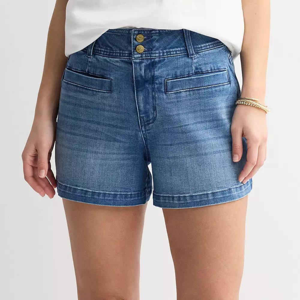 Women's Draper James Welt Pocket Jean Shorts,  Product Image