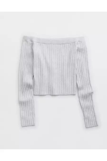 Aerie Late Night Cold Shoulder Sweater Women's Product Image