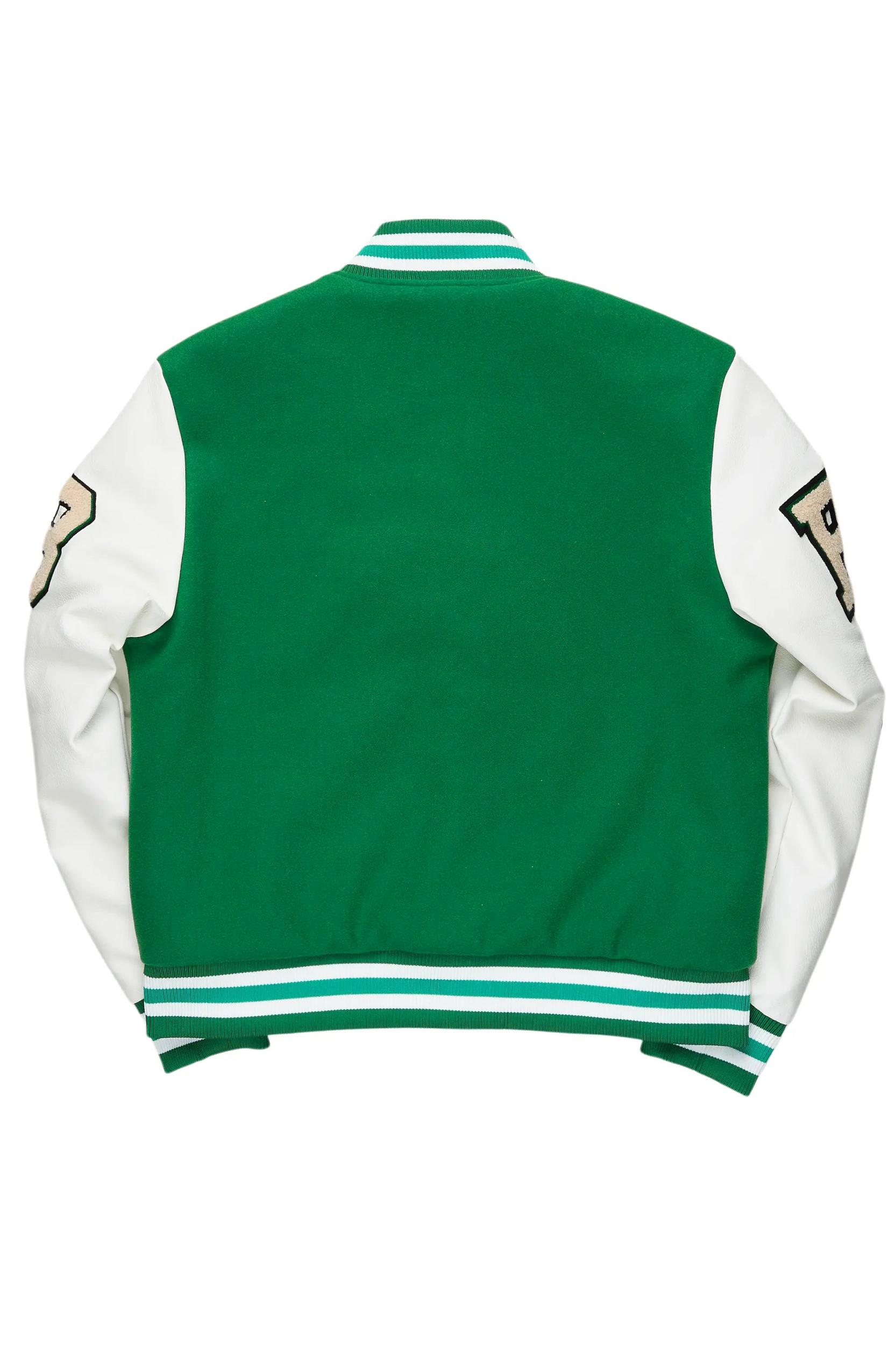 Balser Green Varsity Jacket Male Product Image