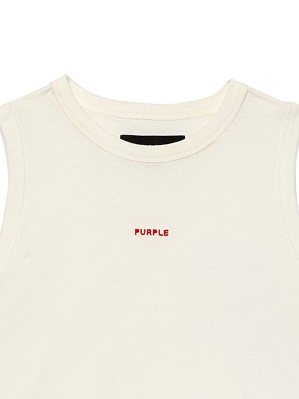 logo-embroidered cropped top Product Image