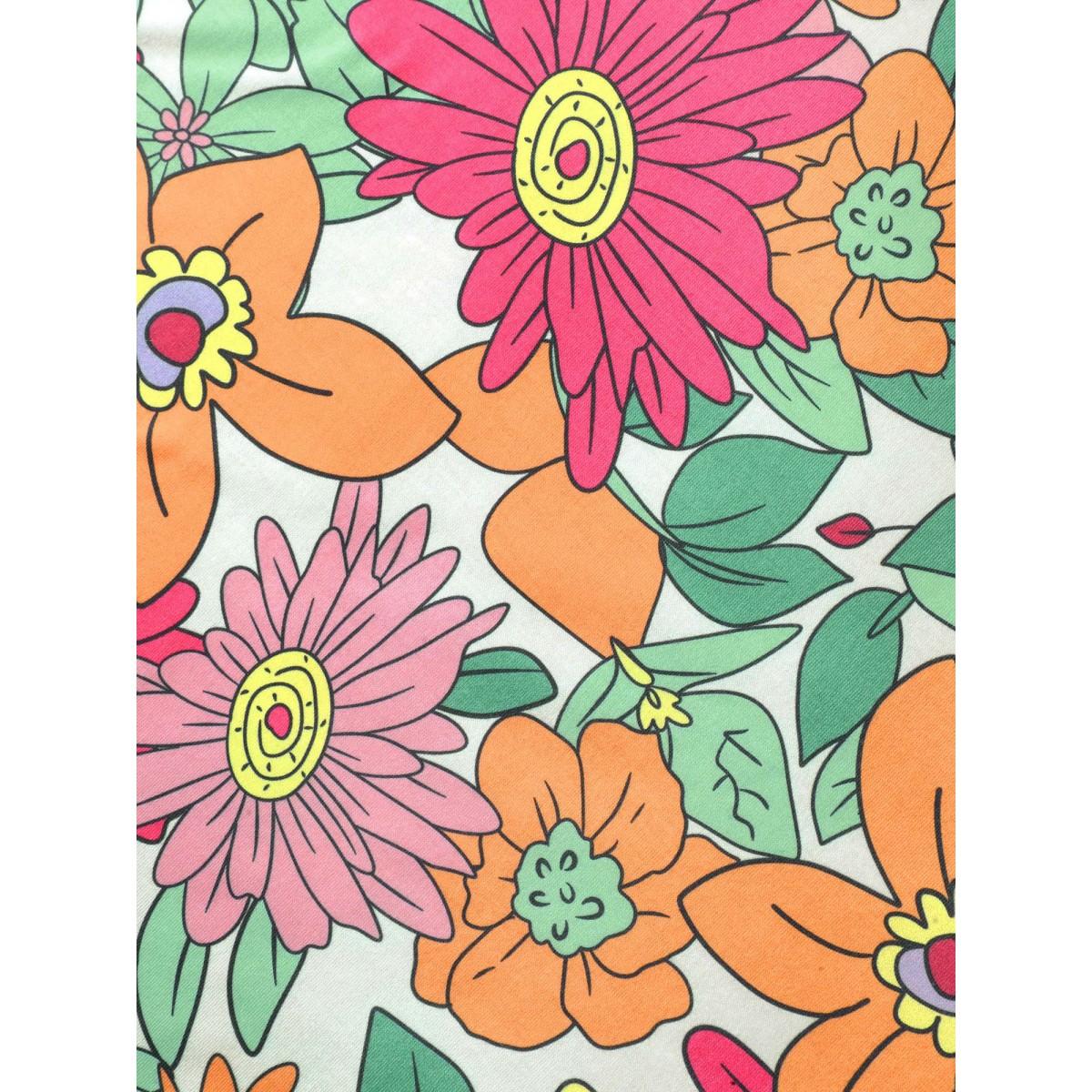 Plus Size Multicolor Vivid Groove Stretchy Adjustable Jumpsuit Women Playful Sleeveless Non Casual Loose Jumpsuits BloomChic 10/M Product Image