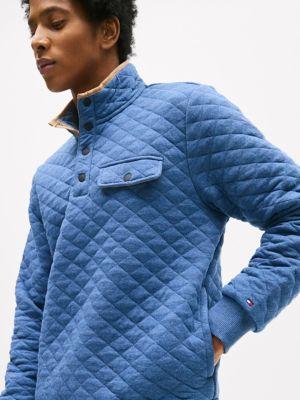 Quilted Quarter-Snap Sweatshirt Product Image