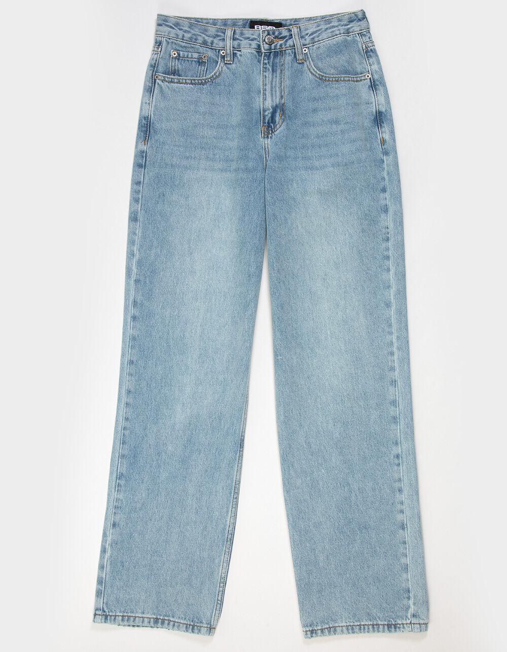 RSQ Mens Baggy Embroidered Jeans - MEDIUM WASH Product Image