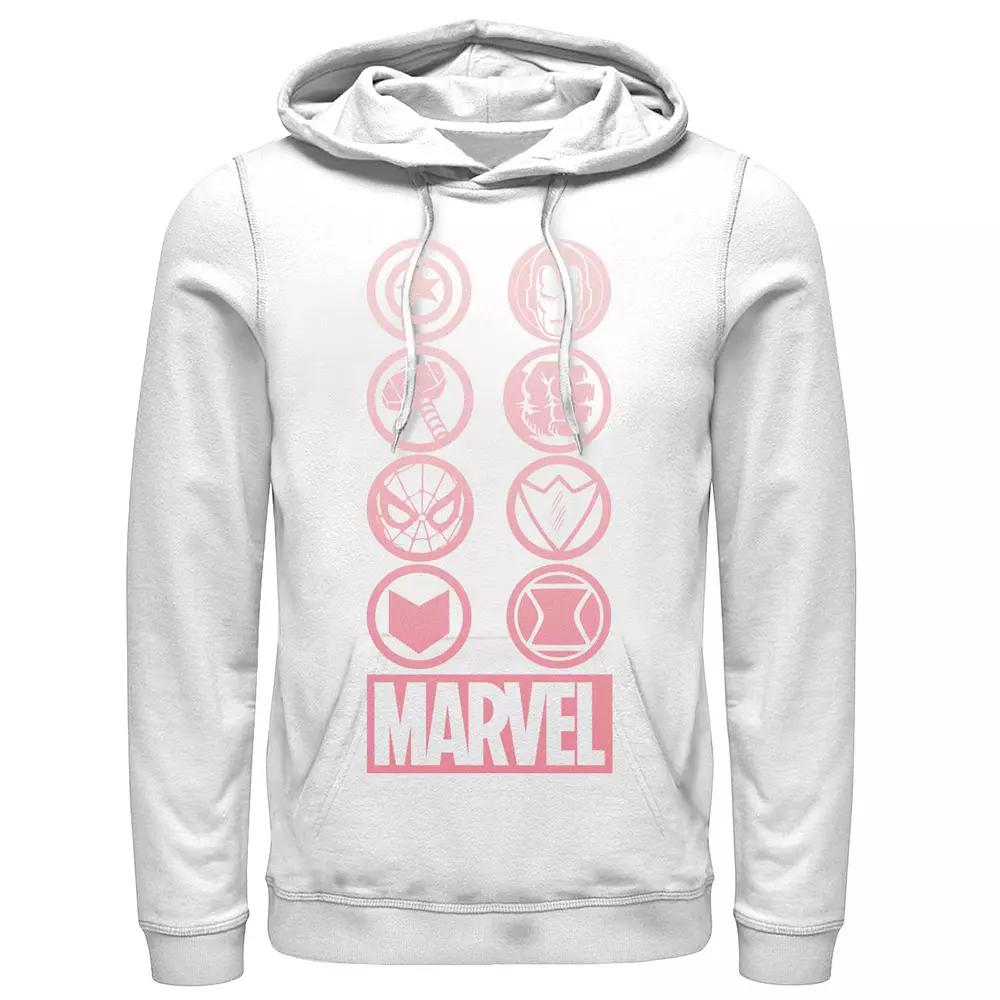 Men's Marvel Gradient Ombre Circle Icons Hoodie,  Product Image