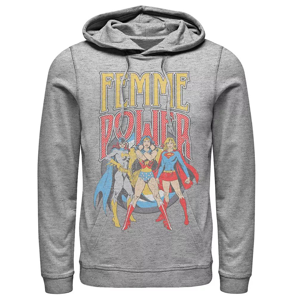 Men's DC Comics Justice League Vintage Femme Power Hoodie,  Product Image