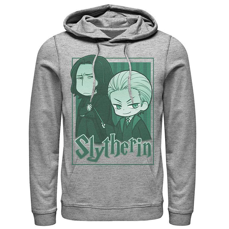 Men's Harry Potter Slytherin Snape & Draco Anime Hoodie, Size: Large, Athletic Grey Product Image