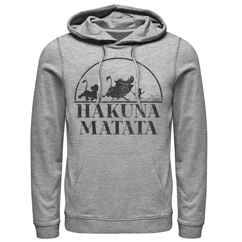 Disney's The Lion King Hakuna Matata Simple Text Men's Hoodie,  Product Image