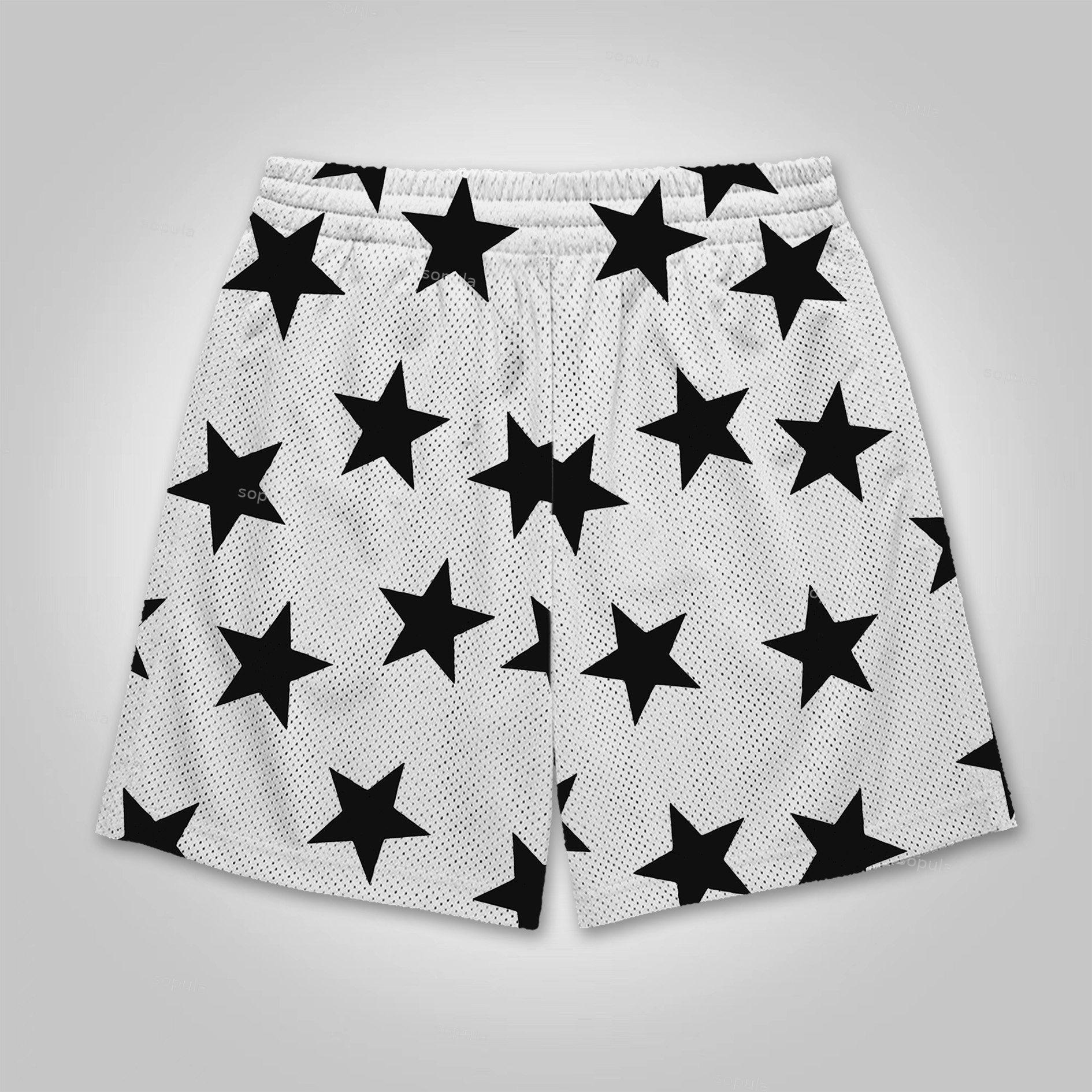 Sopula NY Star Retro Mesh Shorts Product Image