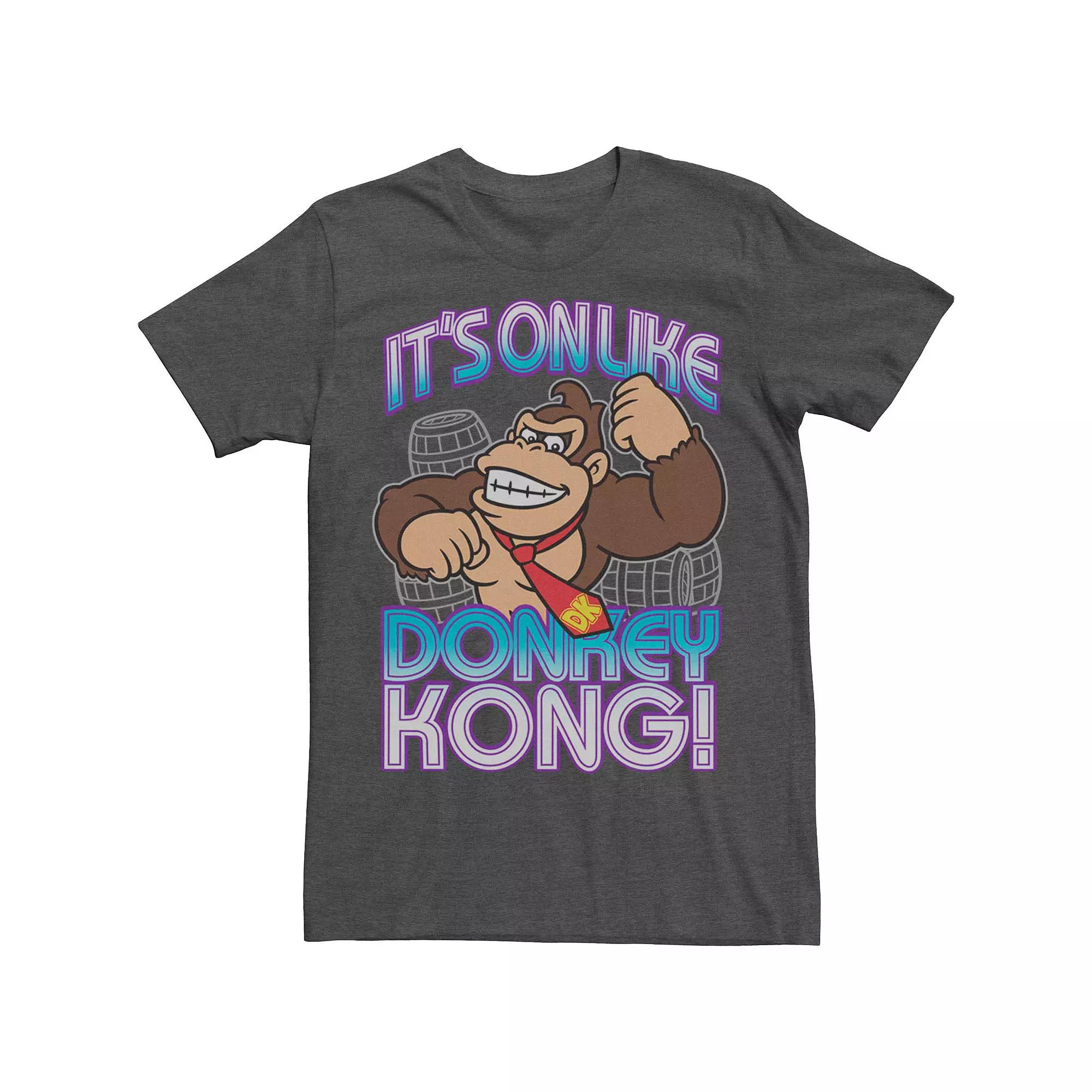 Big & Tall Nintendo Donkey Kong Its On Tee, Men's,  Product Image