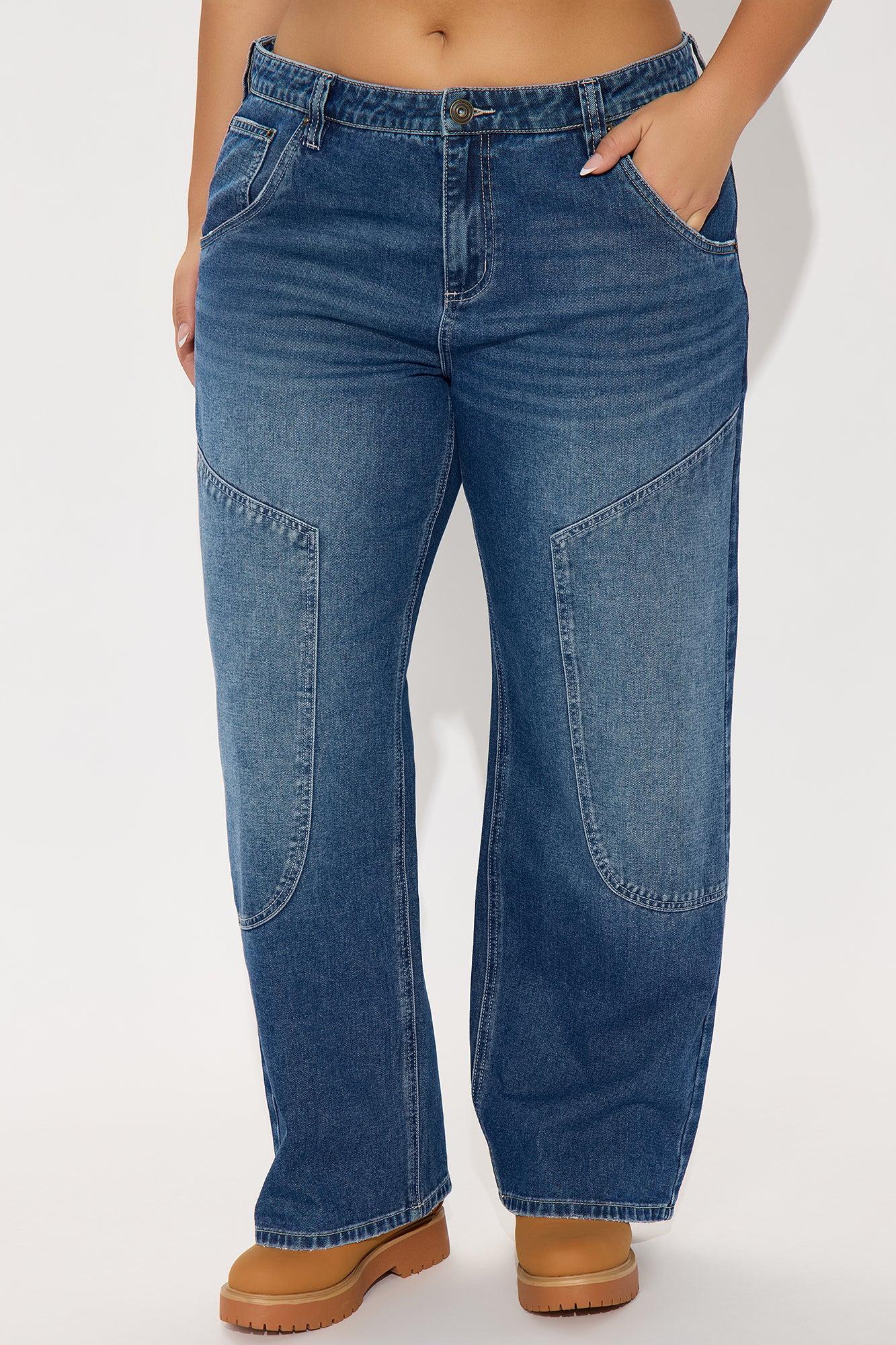Blue Moon Straight Leg Jeans - Medium Wash Product Image