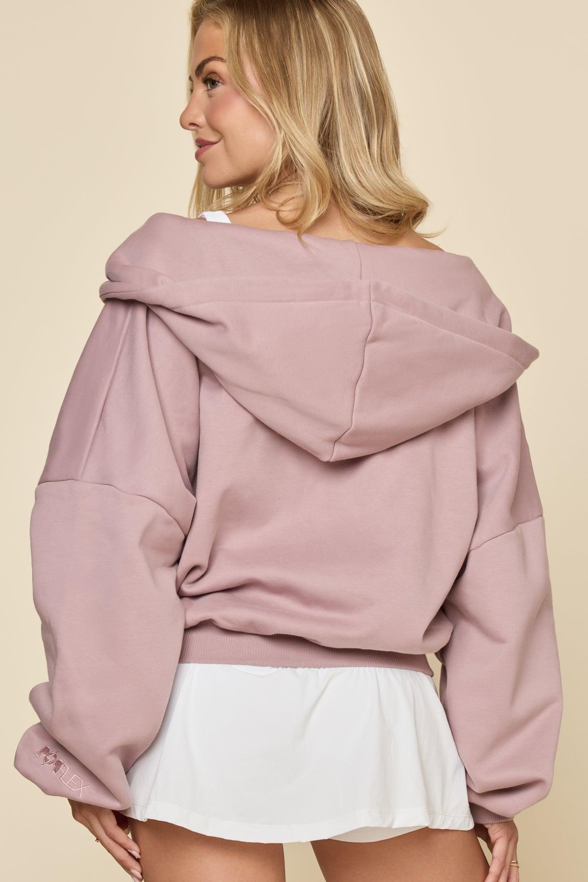 Zip Cloud Hoodie - Ivory Product Image