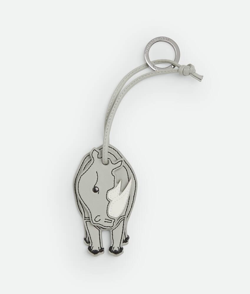 Men's Animal Key Ring in White/agate grey Product Image