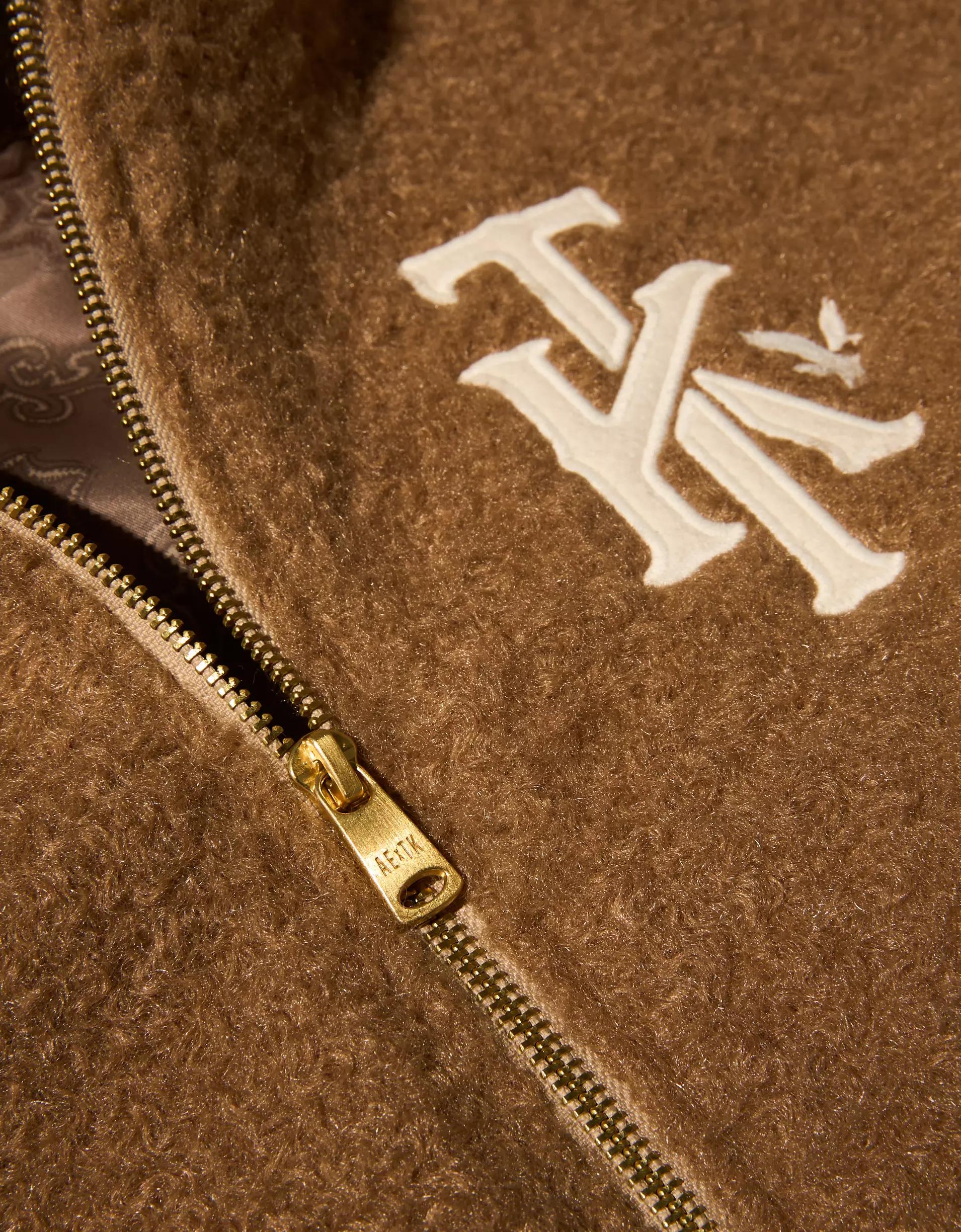 AE x Tru Kolors Sherpa Bomber Jacket Product Image