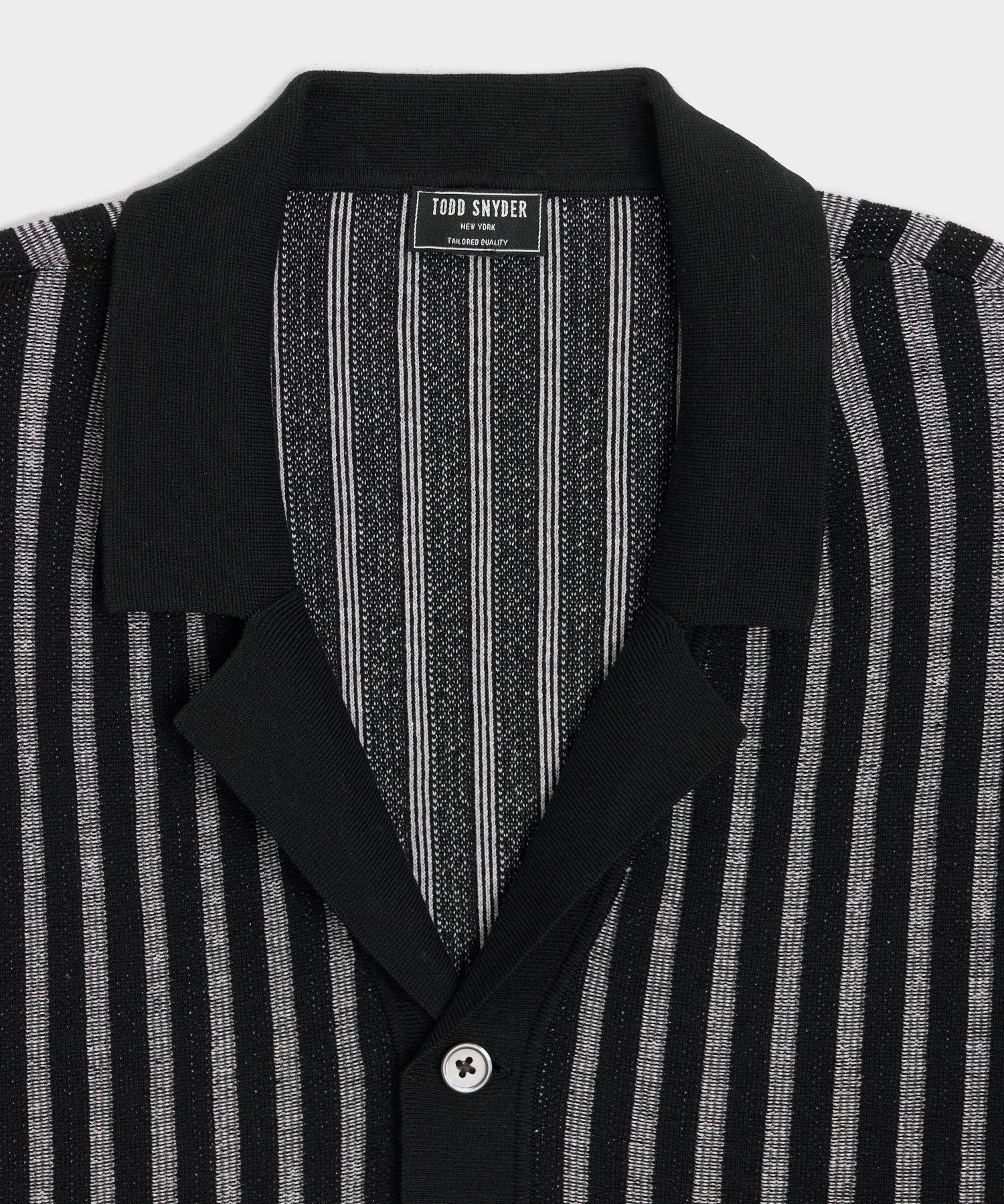 Cropped Silk-Cotton Bungalow Sweater Polo Product Image