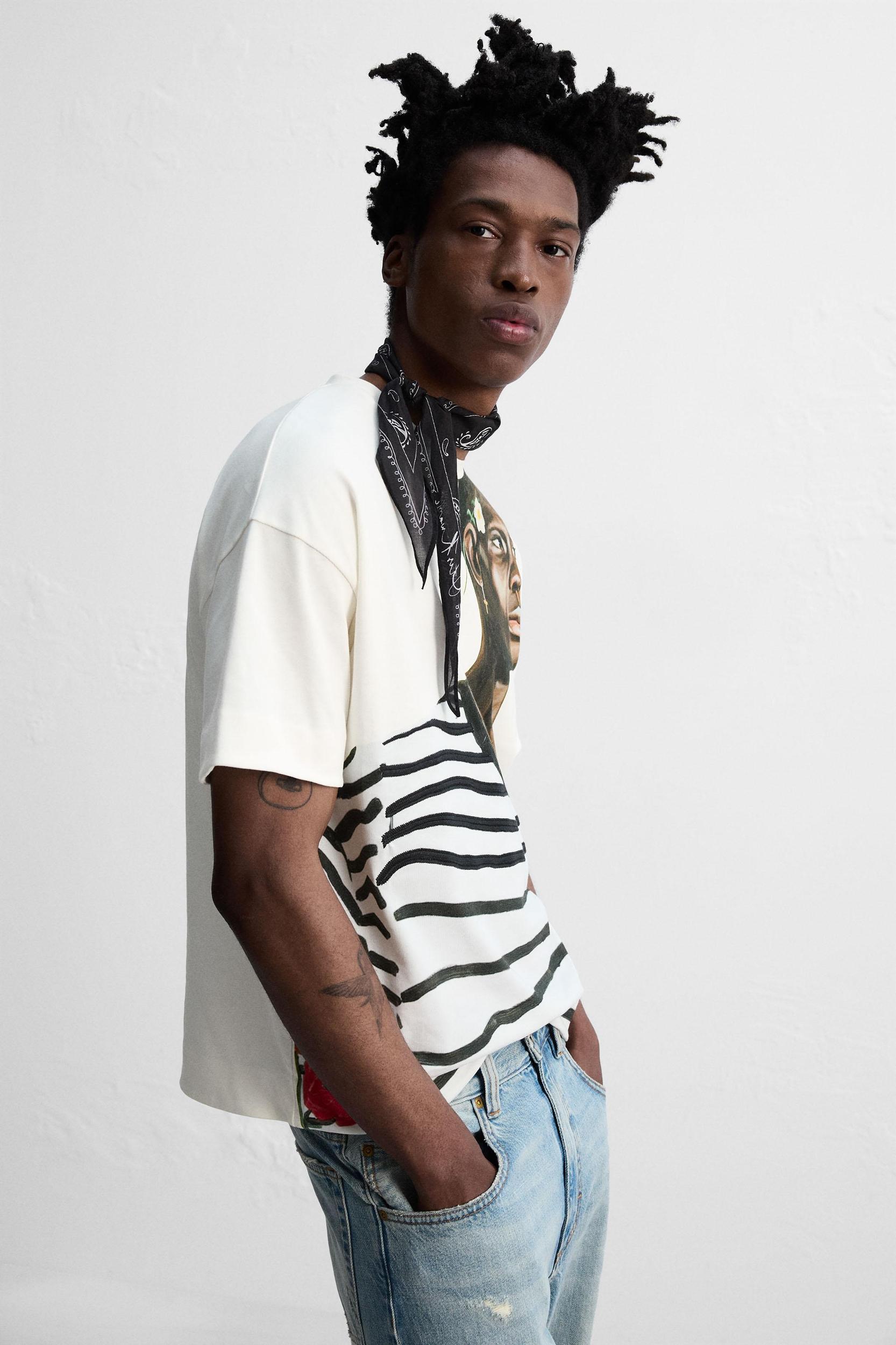 PRINTED EMBROIDERY T-SHIRT © OTIS KWAME KYE QUAICOE Product Image