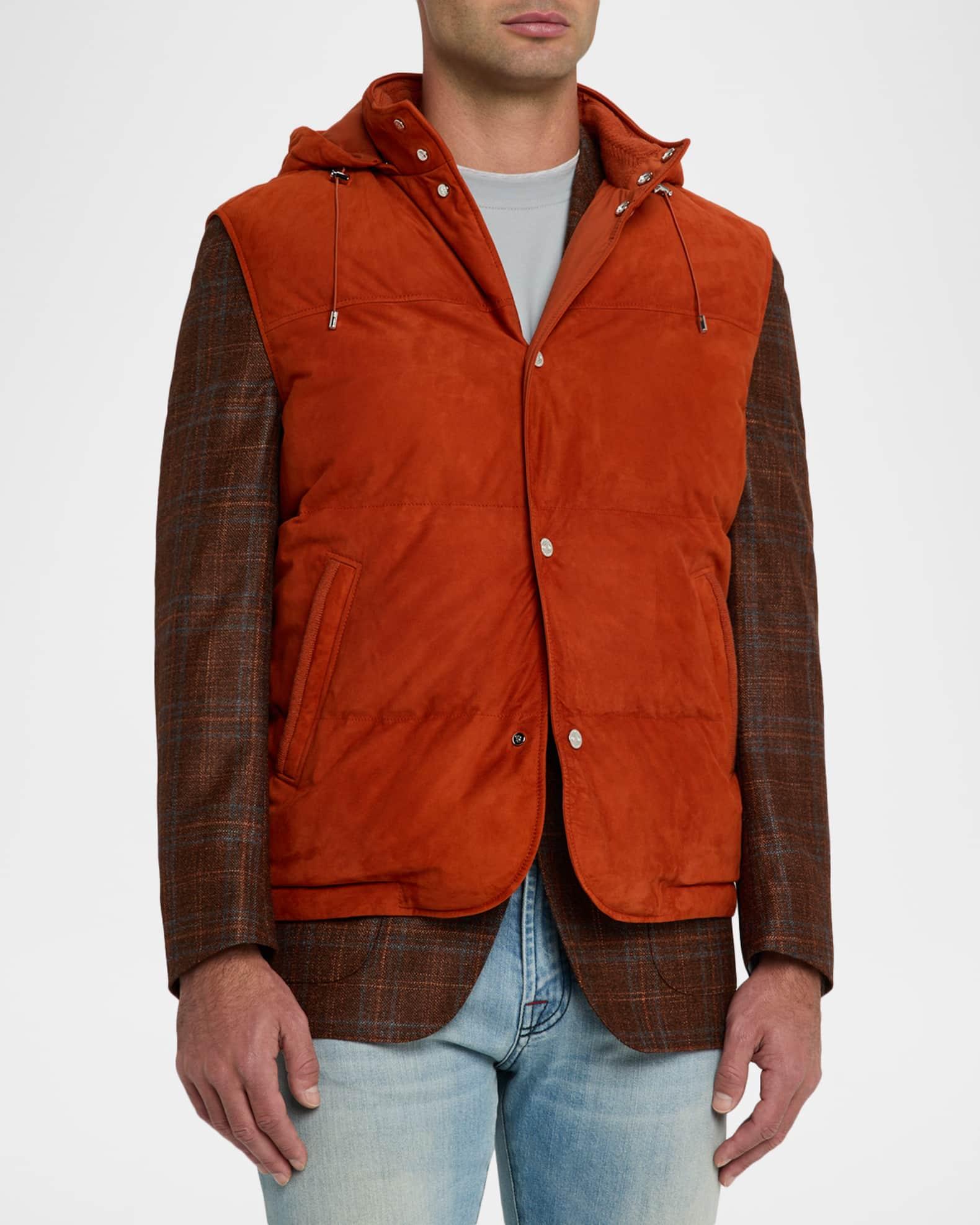 Men's Multi-Plaid Notch Lapel Sport Coat Product Image