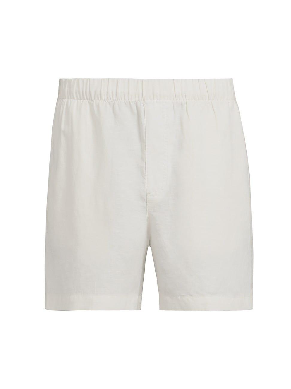 Mens Linen Home Shorts Product Image