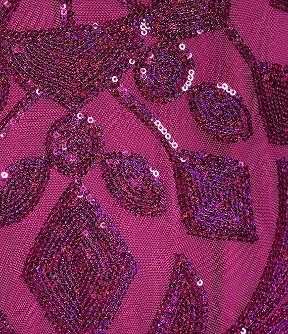 Lulus Textured Sequin Deep V-Neckline Bodycon Mini Dress Product Image