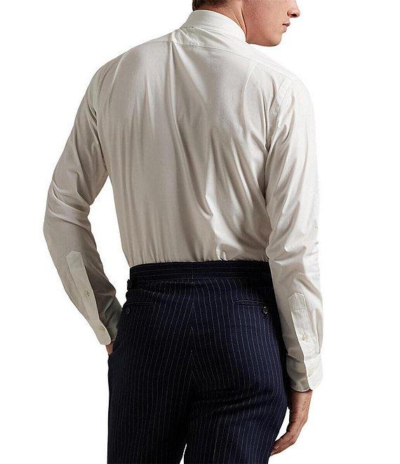 Polo Ralph Lauren Classic Fit Stretch Poplin Point Collar Long Sleeve Woven Shirt Product Image