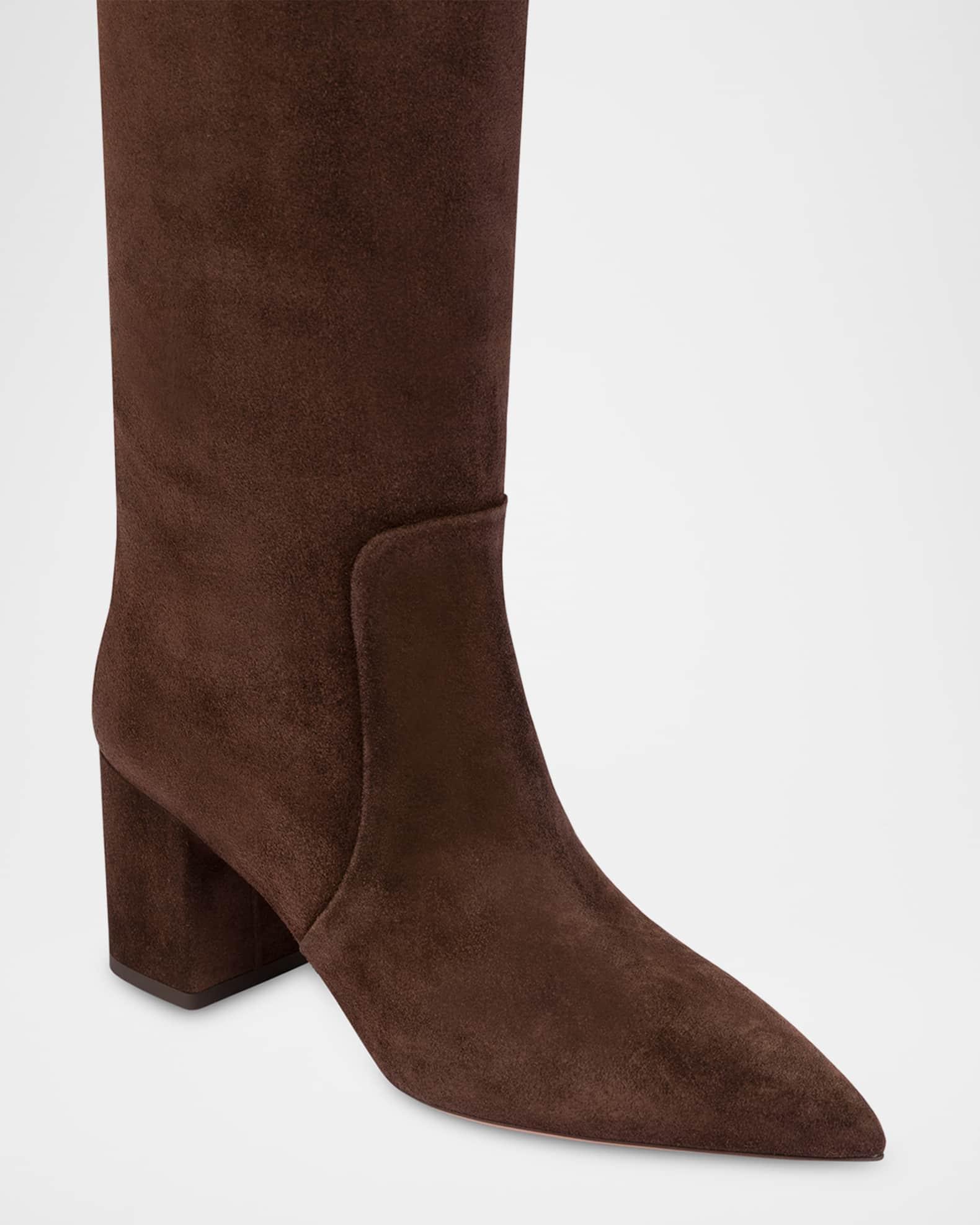 Anja Suede Knee-High Boots Product Image