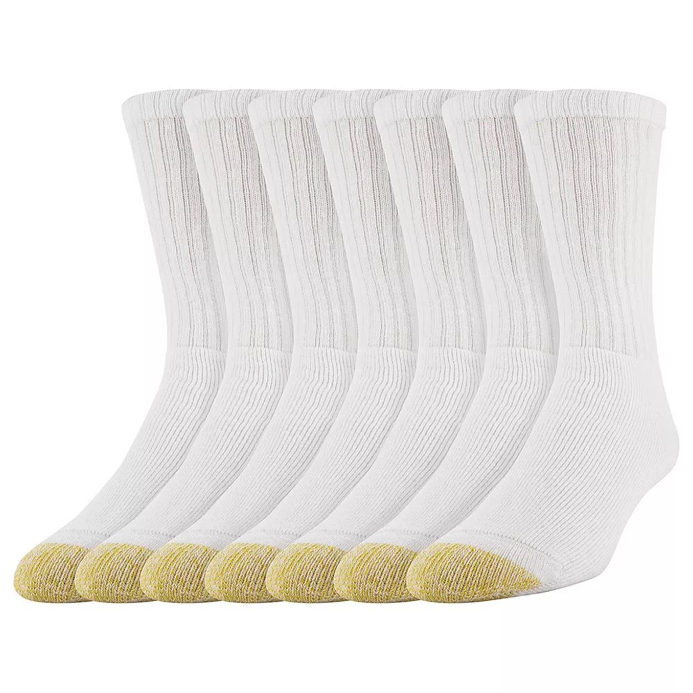 Men's GOLDTOE® 6-Pack Harrington Crew Socks,  Product Image