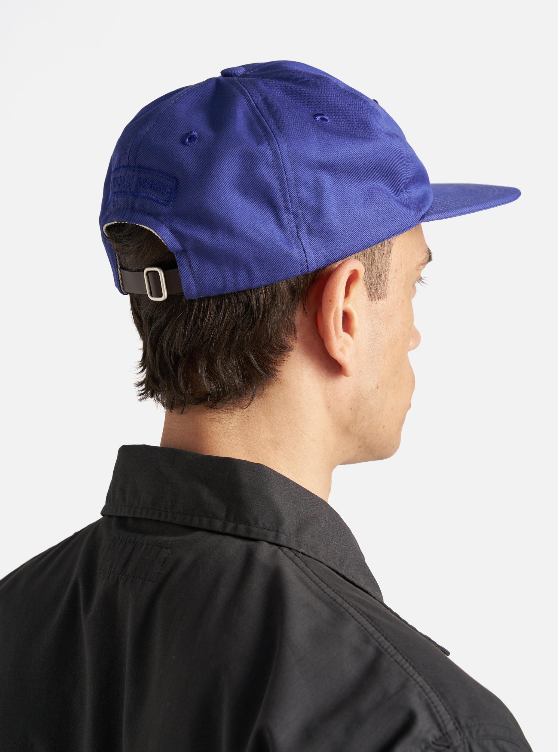 Universal Works Baseball Hat in Bright Navy Twill Cotton Product Image