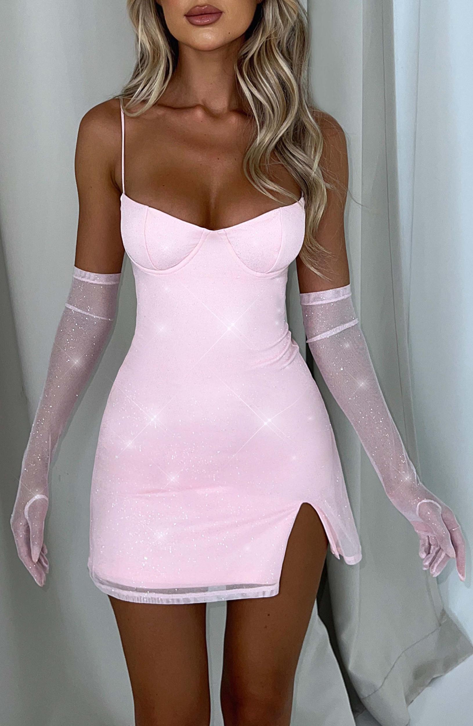Pixie Mini Dress - Pink Sparkle Product Image