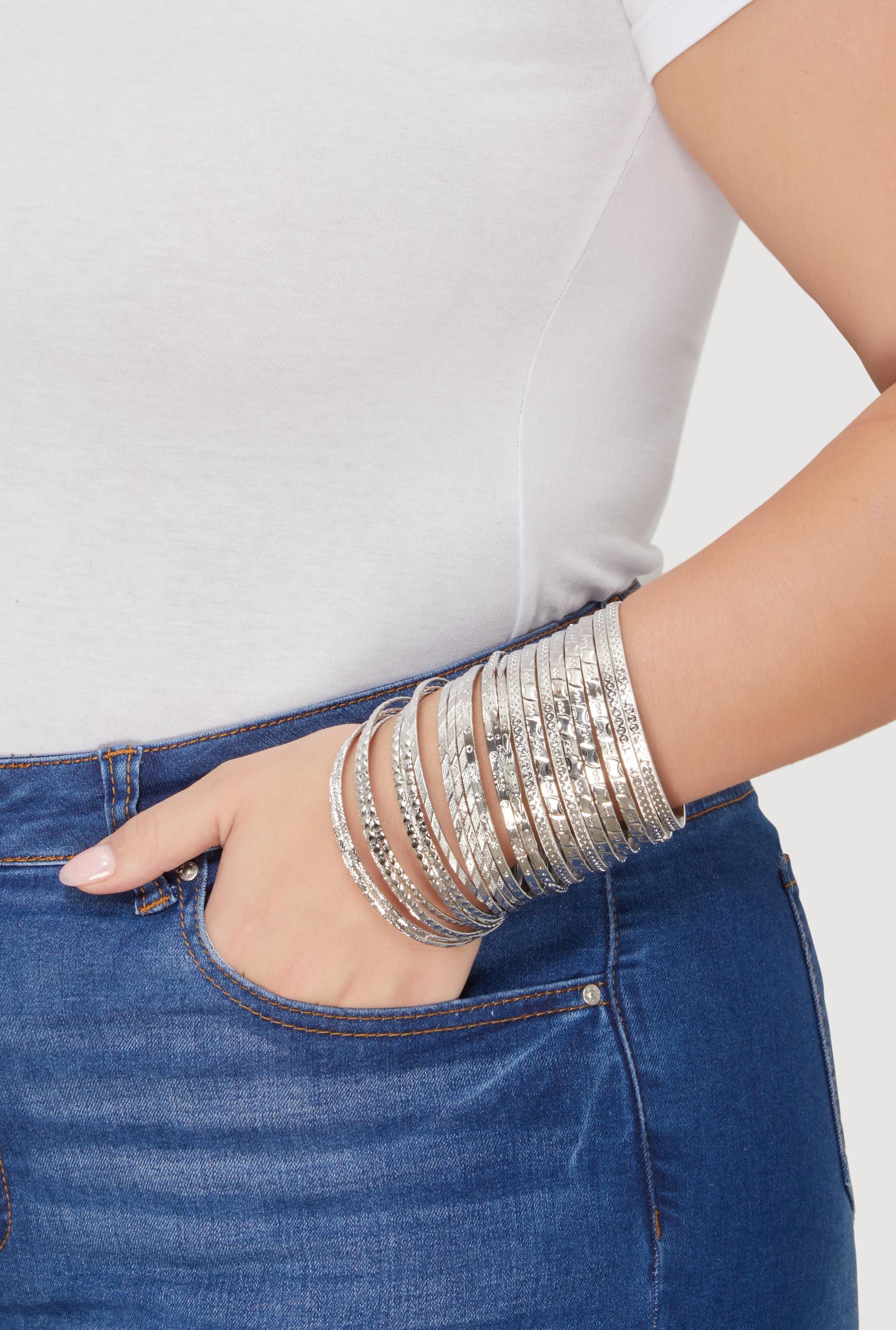 Rhinestone Stretch Bracelet Male Product Image