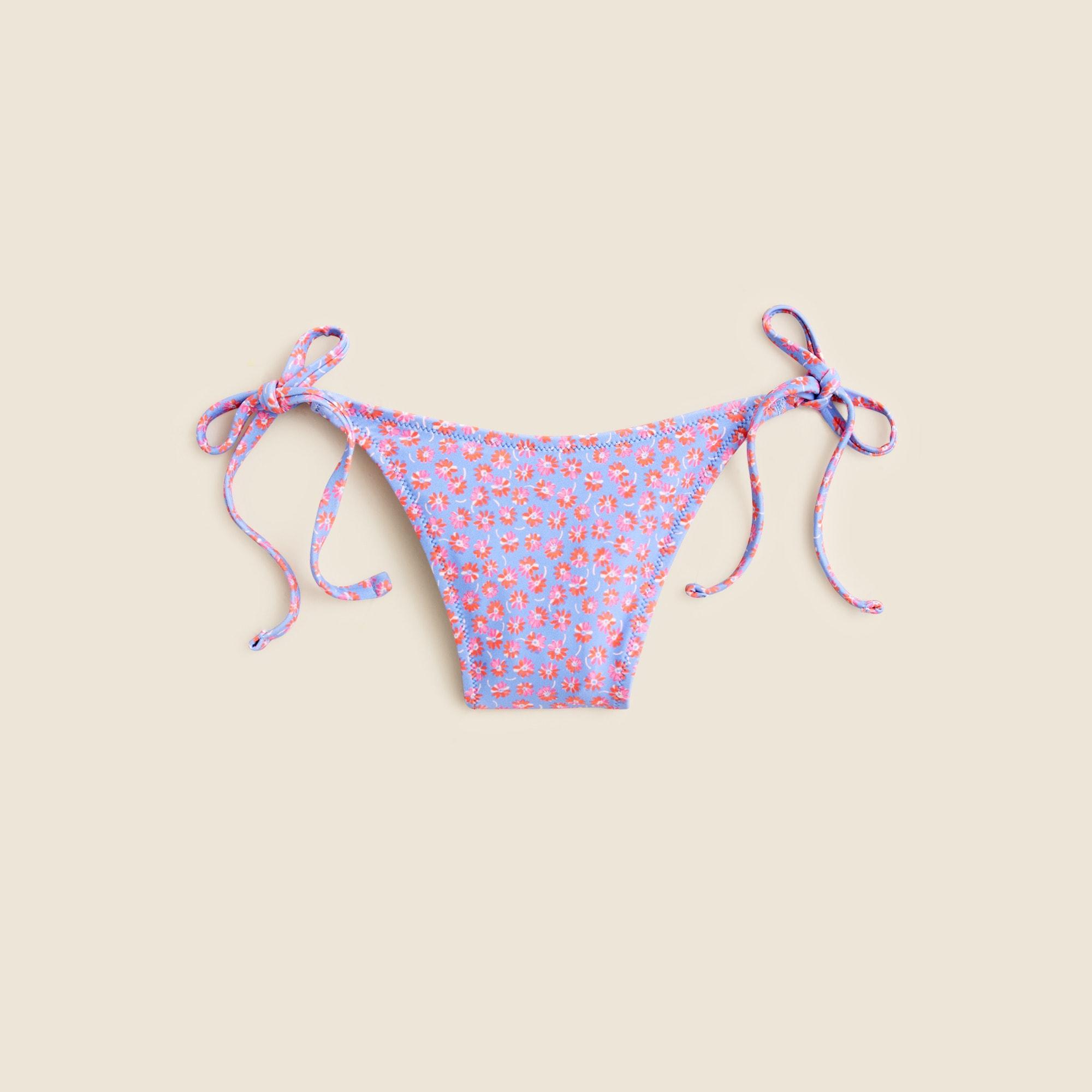 String bikini bottom in summer fields print Product Image