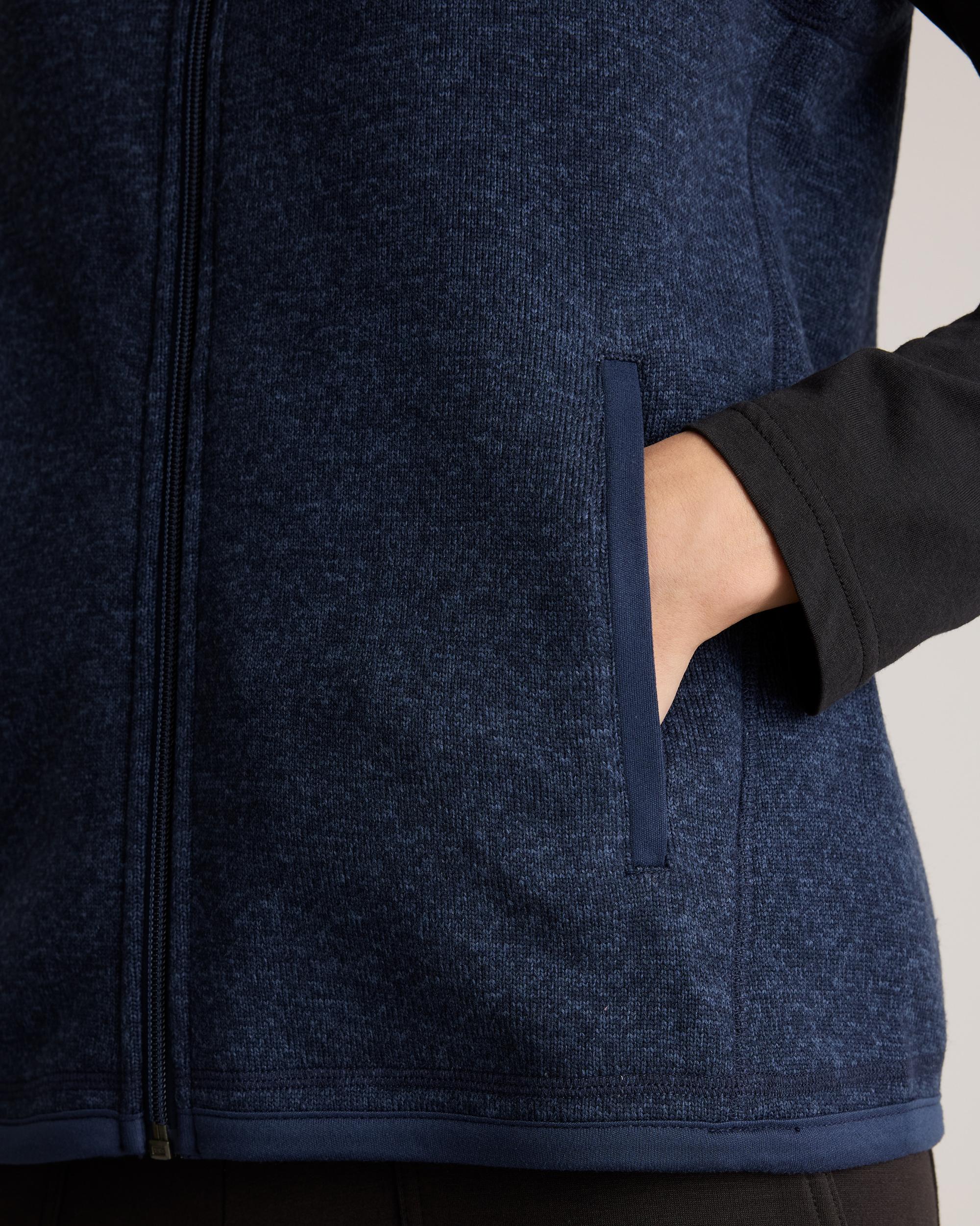 Quince | Women's Sweater-Knit Fleece Full-Zip Vest Size XL, Recycled Polyester Product Image