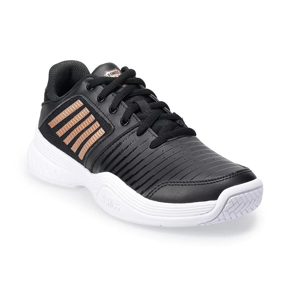 K-Swiss® Court Express Women's Tennis Shoes, Size: 6 Medium, Black White Rose Gold Product Image