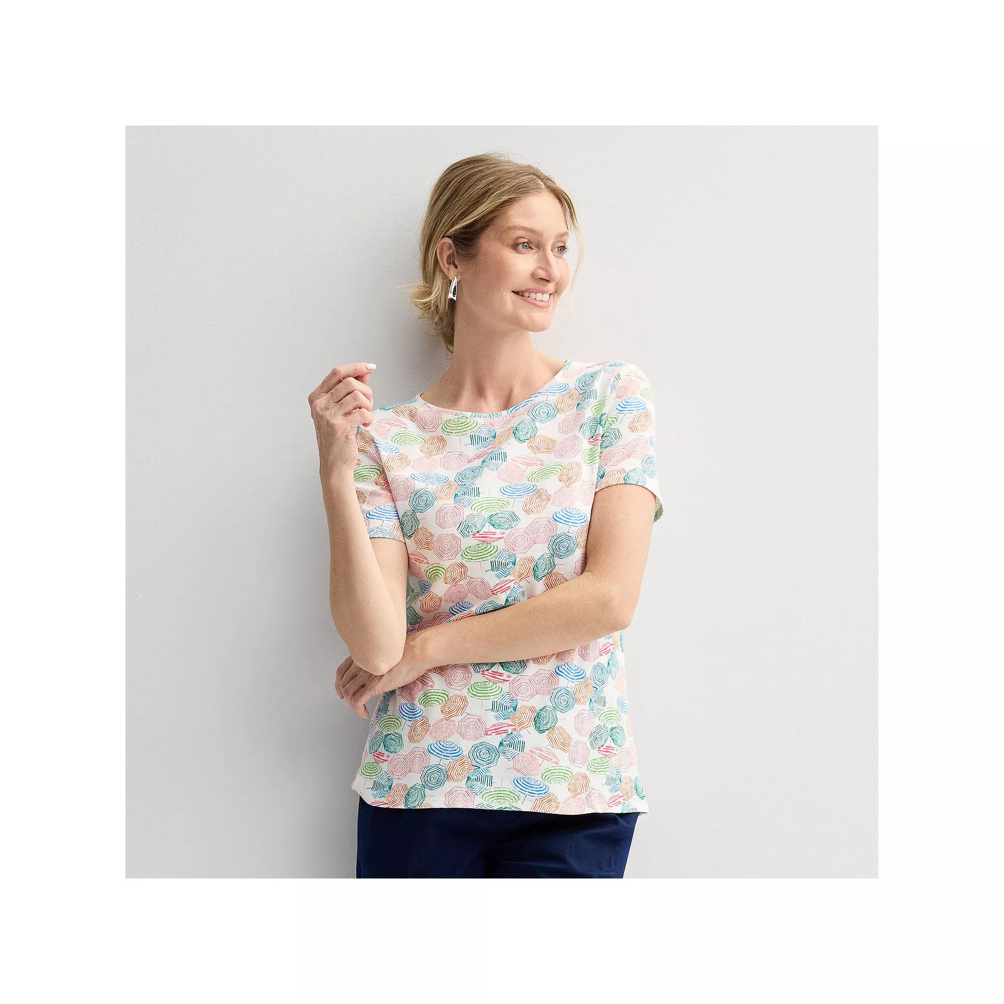 Women's Croft & Barrow® Essential Crewneck Tee,  Product Image