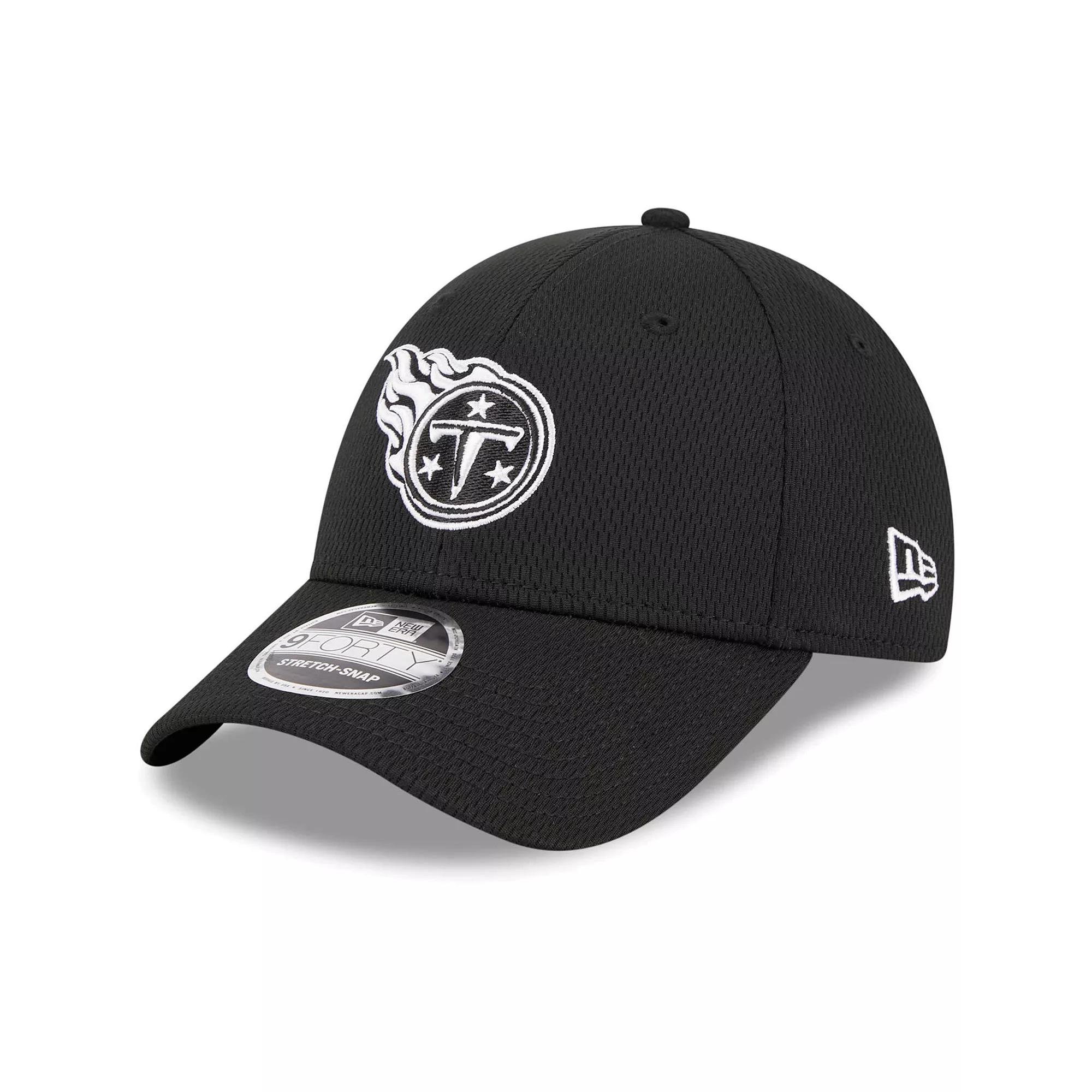 Men's New Era Black Tennessee Titans  Main B-Dub 9FORTY Adjustable Hat Product Image