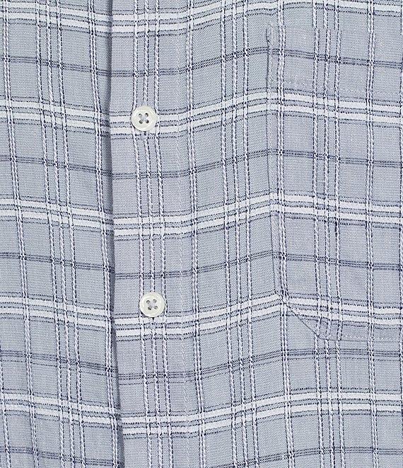 Tommy Bahama Big & Tall Barbados Breeze Playa Plaid Long Sleeve Woven Shirt Product Image