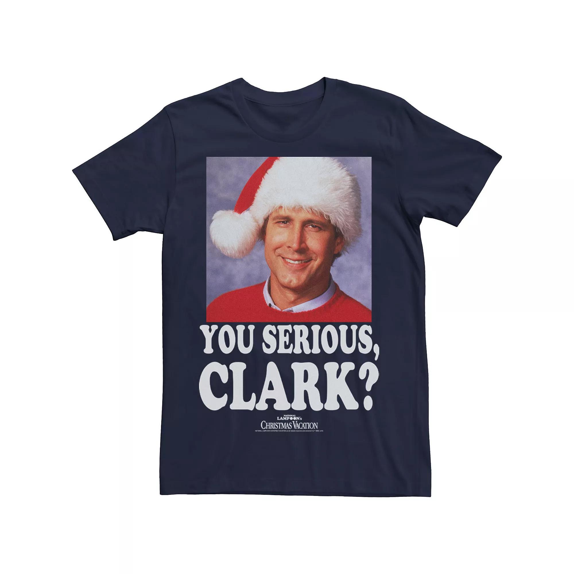 Men's National Lampoon's Christmas Vacation Clark Photo Tee,  Product Image