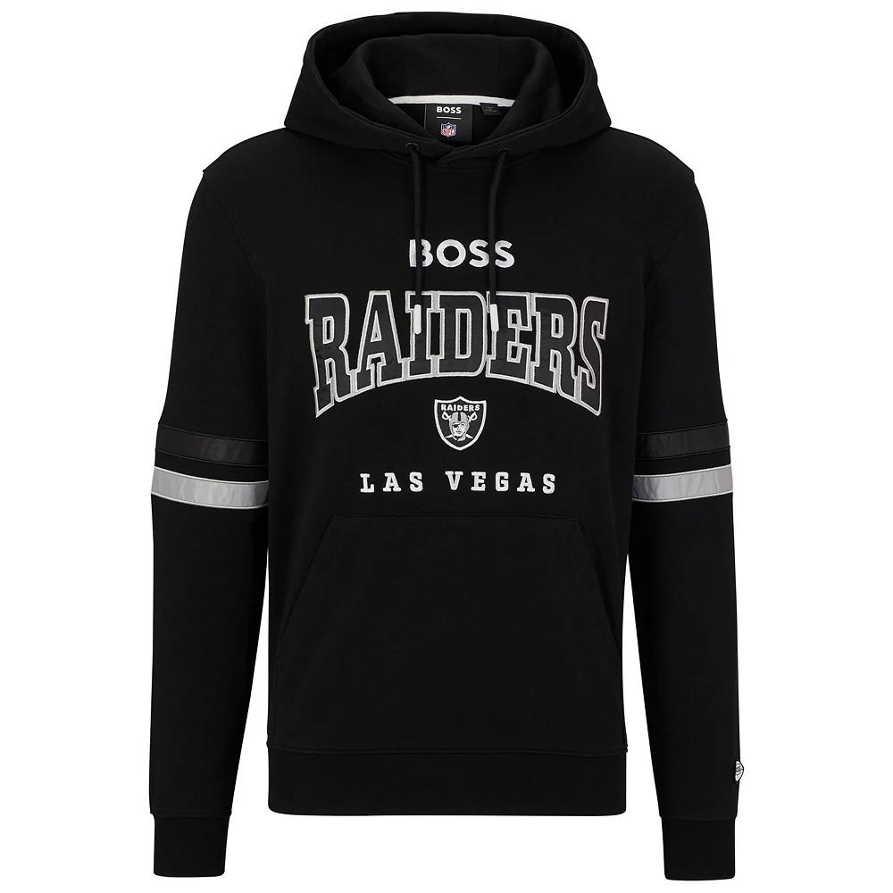 Men's BOSS X NFL Black/Royal New York Giants Touchdown Pullover Hoodie,  Product Image