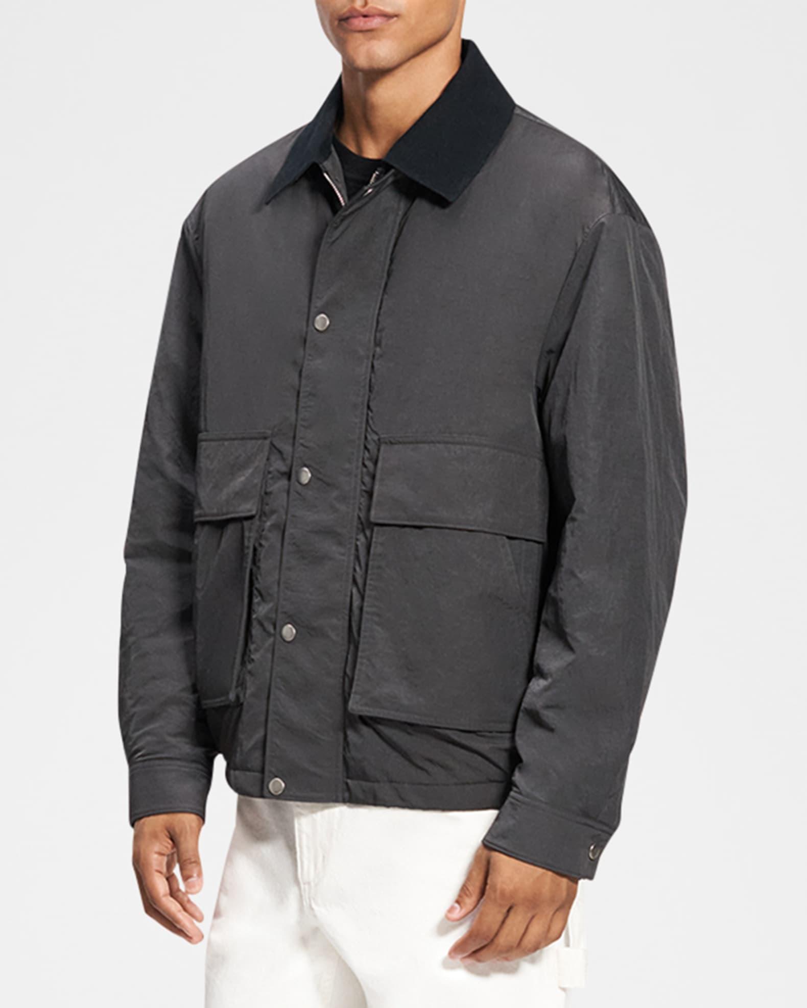 Men's Tumbled Nylon Utility Blouson Jacket Product Image