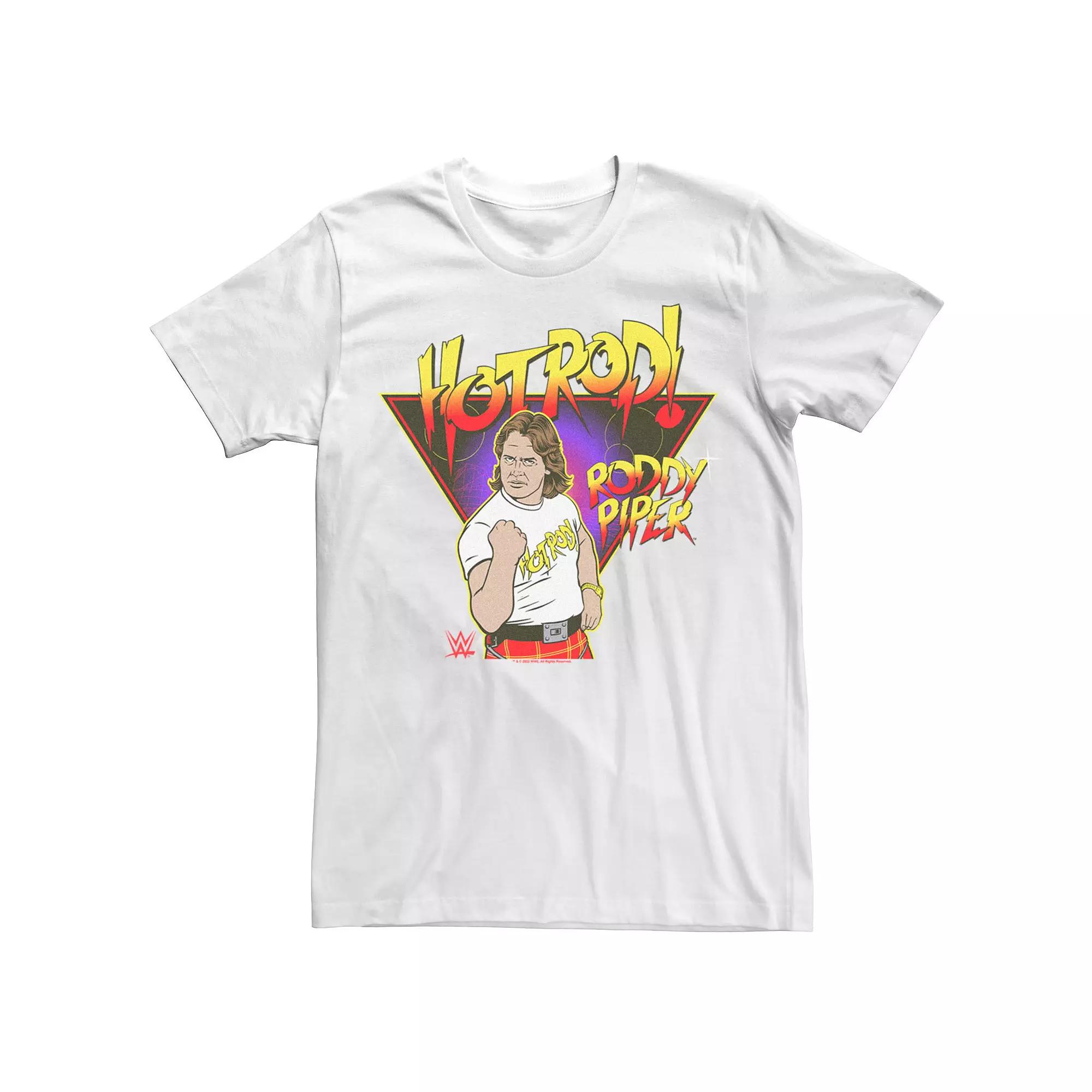 Big & Tall WWE Retro Neon Hot Rod Rody Piper Graphic Tee, Men's,  Product Image