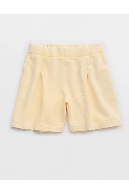 Aerie New Heights Trouser Fleece Short Women's Product Image