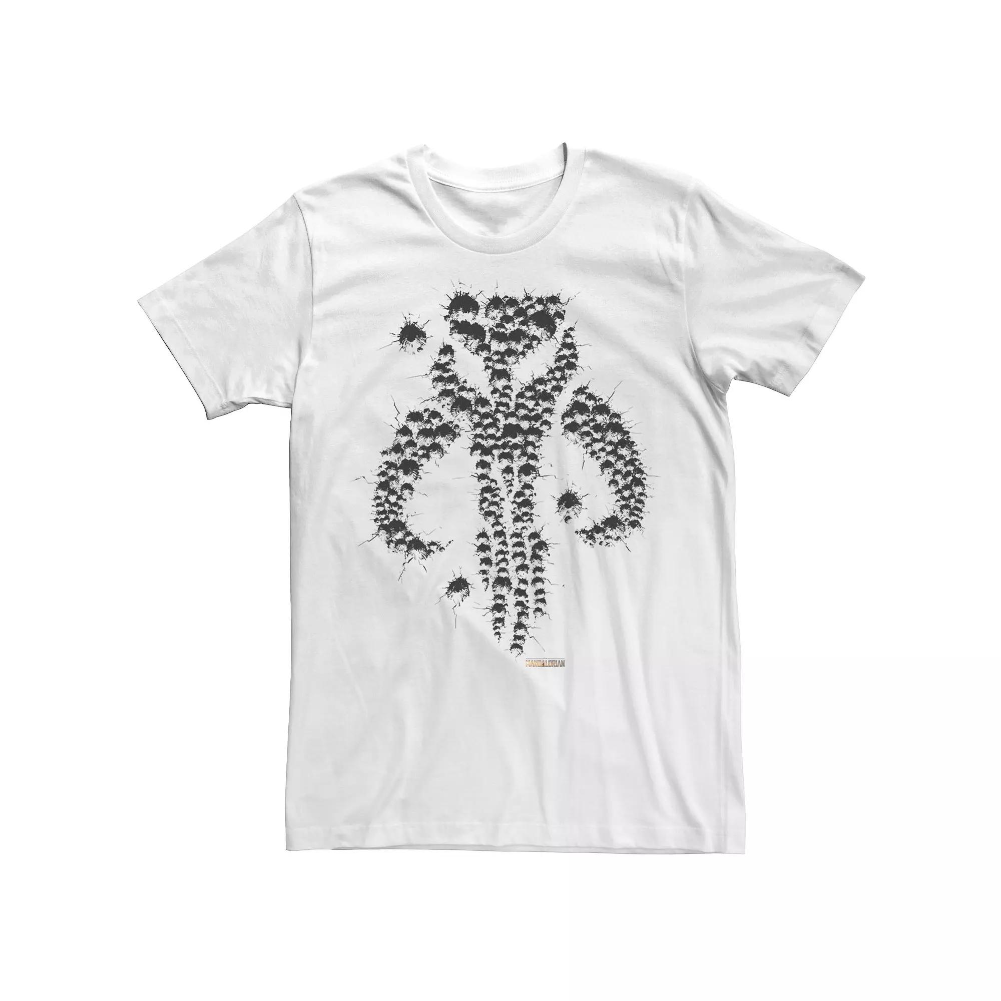 Men's The Mandalorian Mythosaur Bullet Hole Tee,  Product Image