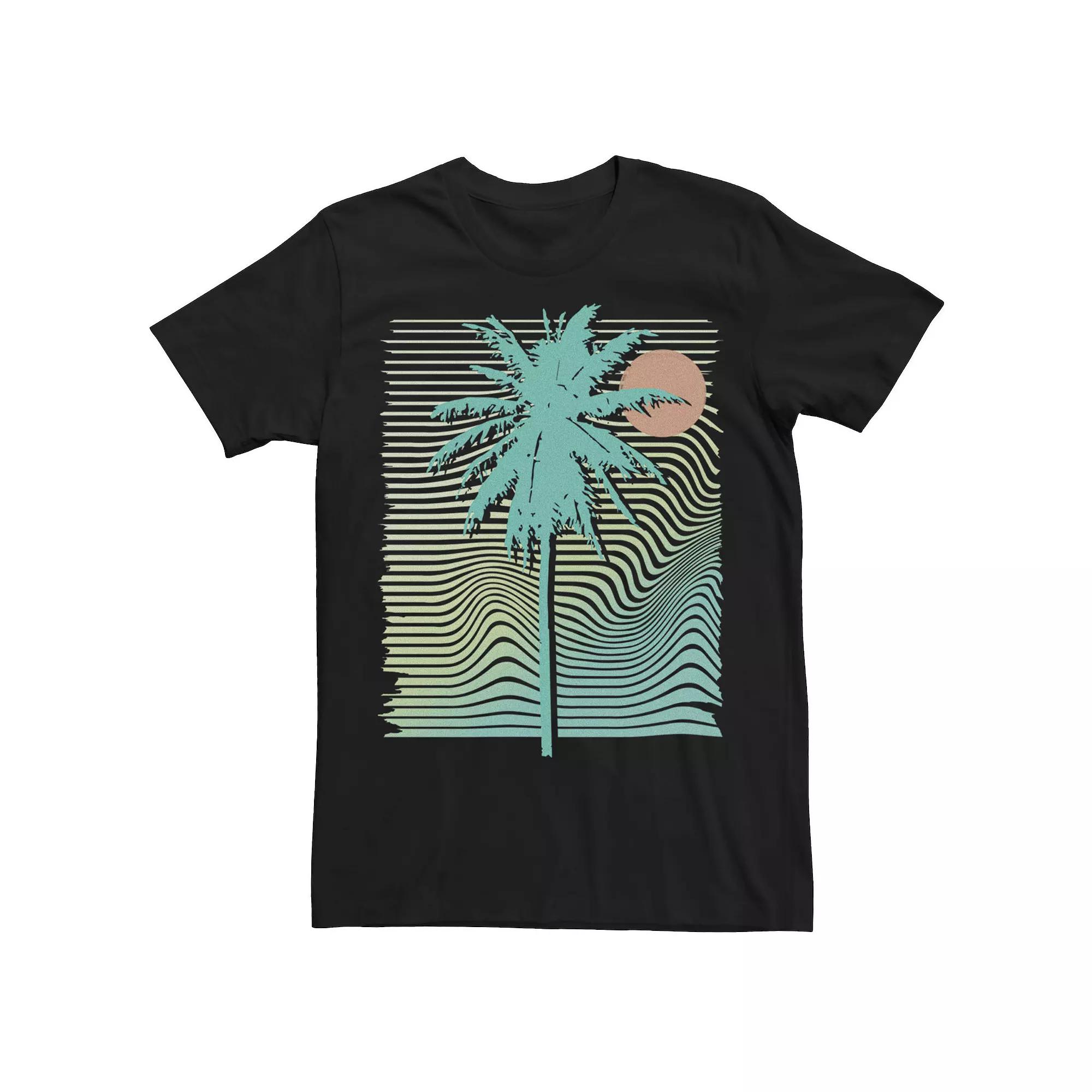 Men's Wicked Palm Line Waves Tee,  Product Image
