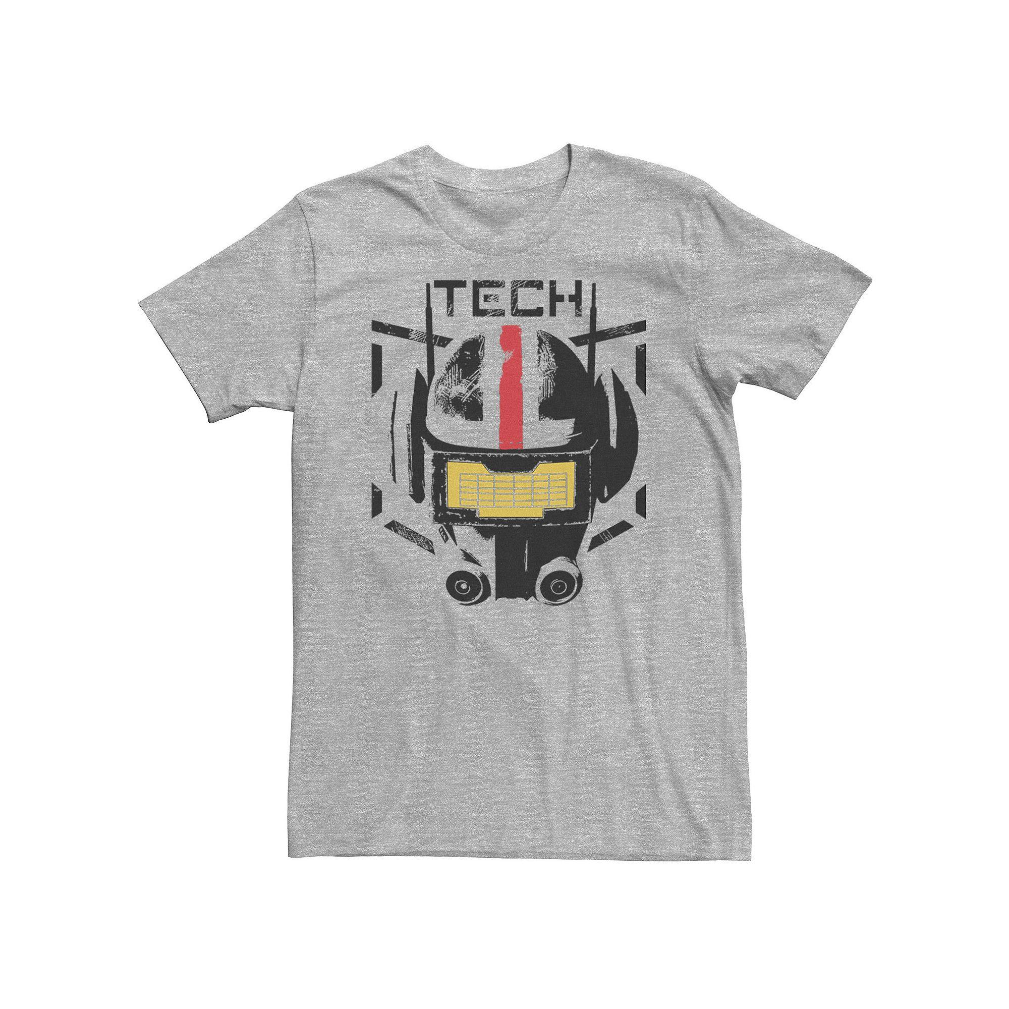 Men's Star Wars The Bad Batch Tech Helmet Stamp Tee,  Product Image