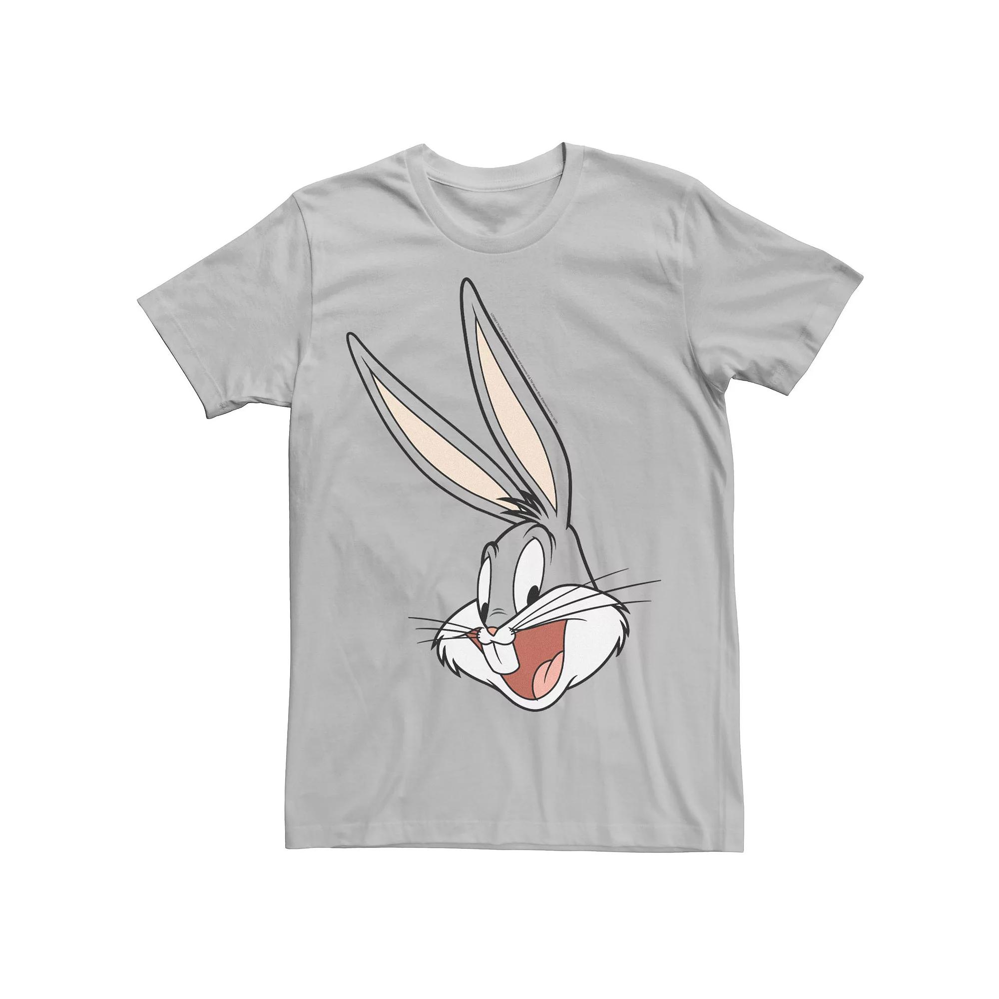 Men's Looney Tunes Bugs Bunny Big Face Graphic Tee Graphic Tee,  Product Image