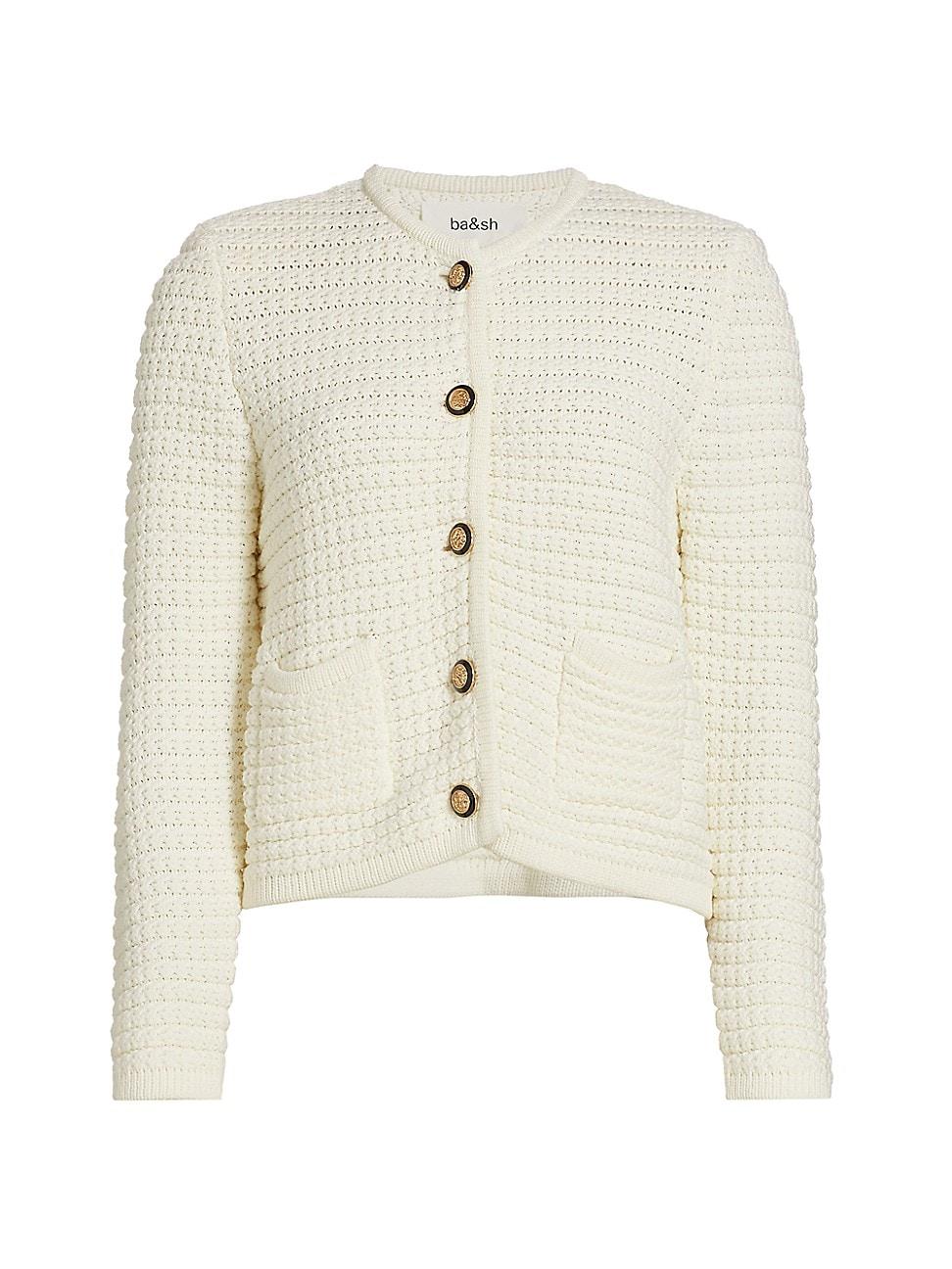 Womens Gaspard Cotton-Blend Cardigan Product Image